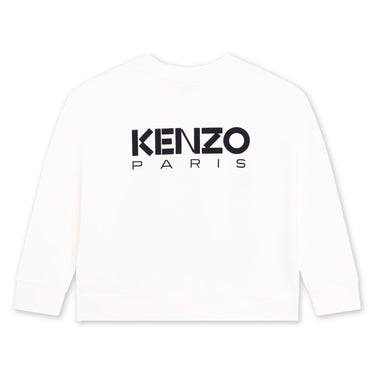 Sudadera KENZO blanca para niñas